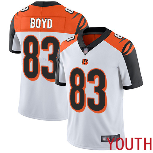 Cincinnati Bengals Limited White Youth Tyler Boyd Road Jersey NFL Footballl #83 Vapor Untouchable